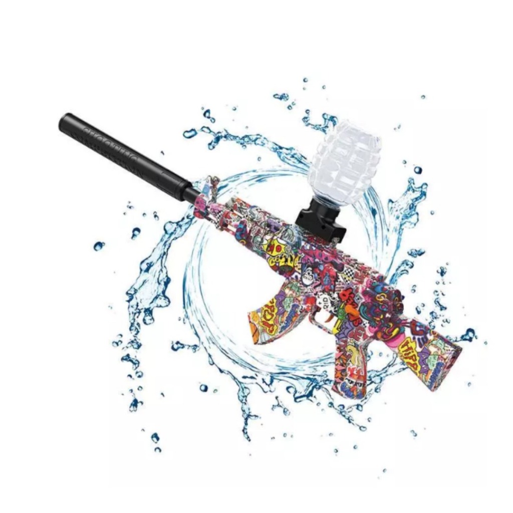 SHT - Mainan Anak AK47 Water Blaster Gun Shooter Mainan Tembakan Air Gel