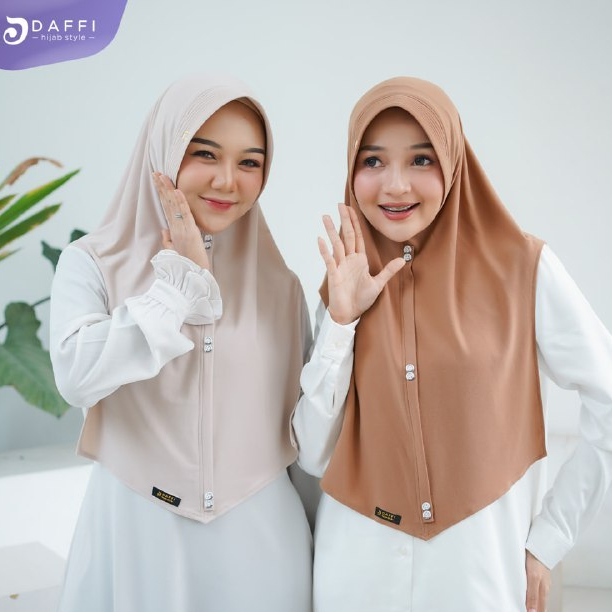 PROMO DAFFI HIJAB - BERGO VANILLA