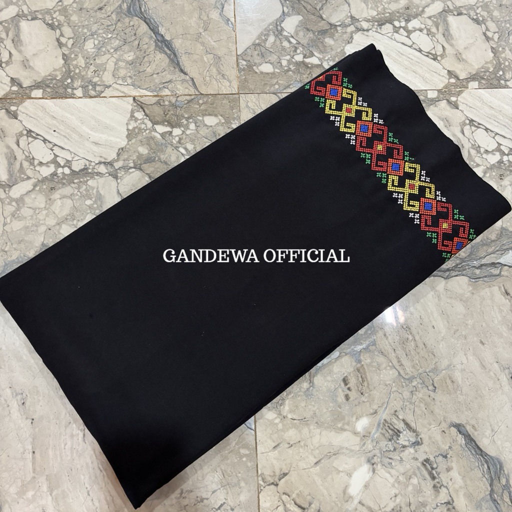 GANDEWA TENUN || Kain Tenun Sulam Bordir Pabintik Pasinki Pamiring Expo Oxford Motif Toraja Tumpal B