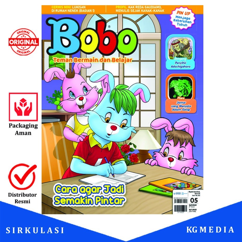 Bobo Edisi Terbitan Mei 2026 – Cara Agar Jadi Semakin Pintar | Majalah Anak Edukatif & Hiburan