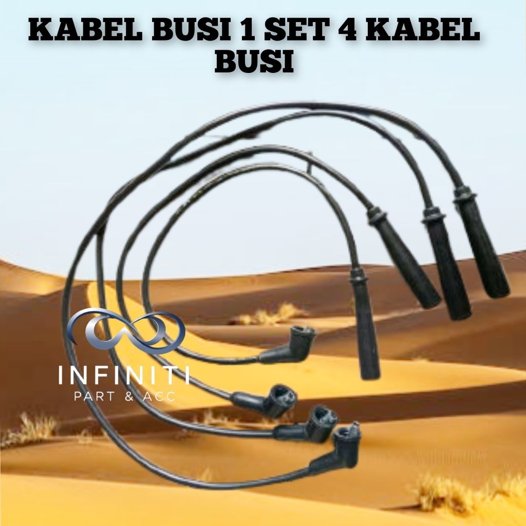 KABEL BUSI COROLLA SE SALOON EE80 TWINCAM SE EE90 SOHC 1300CC