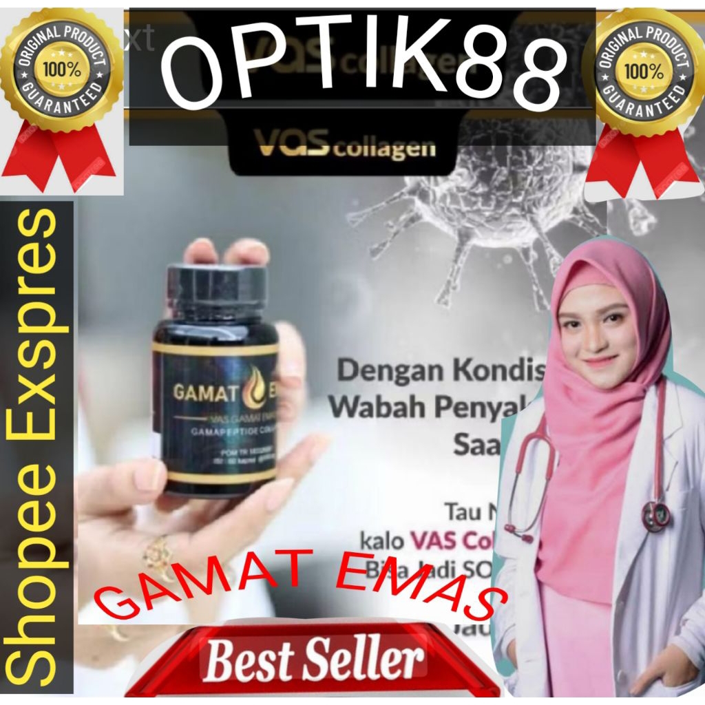 Vas Gamat Emas kapsul colagen Asli Original