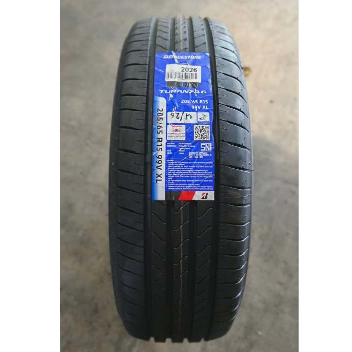 BRIDGSTONE TURANZA 6 UKURAN 205/65R15 BAN MOBIL INNOVA