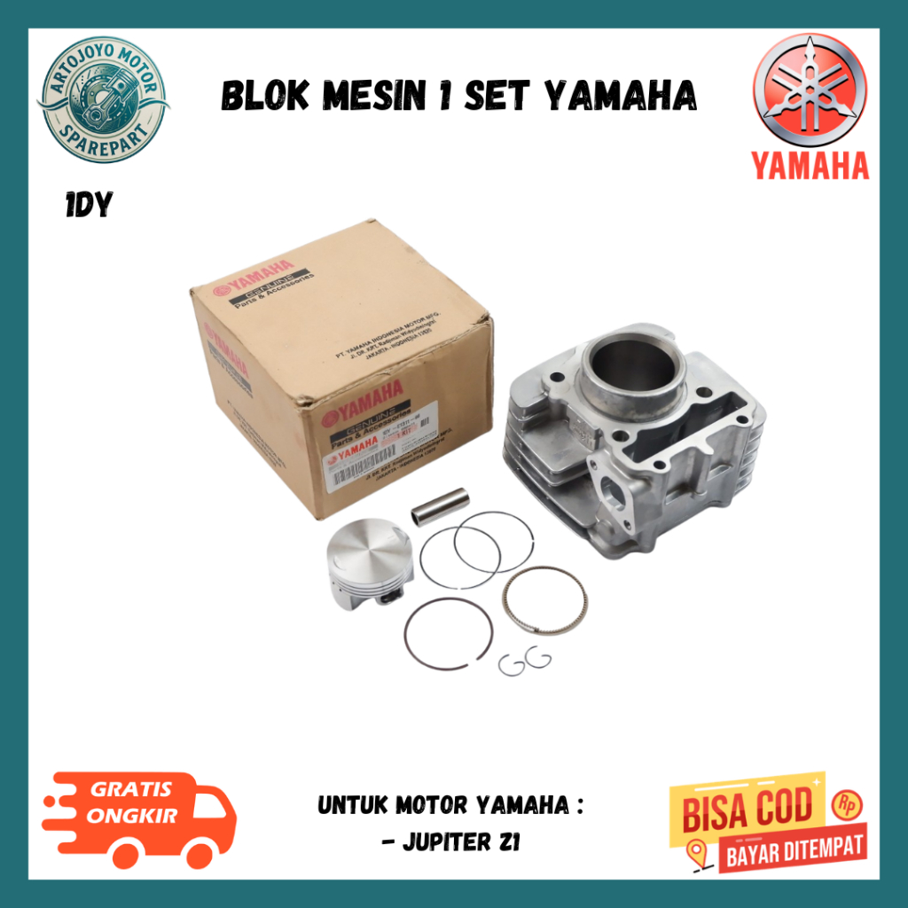 Blok Mesin 1 Set Yamaha Jupiter Z1 1DY