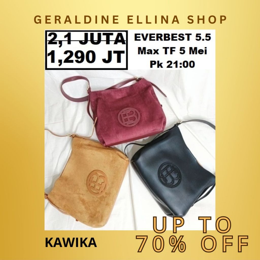 Tas Everbest Wanita 100% Original SALE Seri KAWIKA