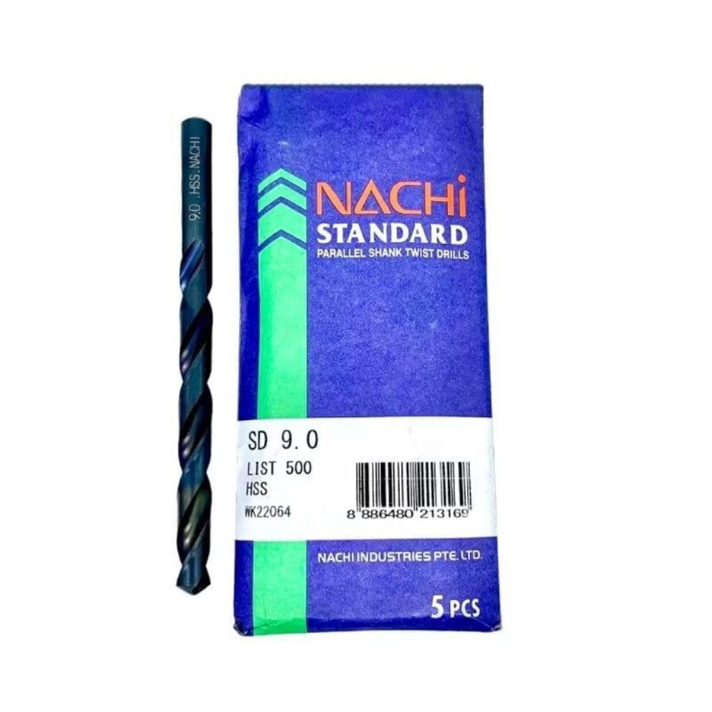 Mata Bor Besi 9.0 MM Nachi Mata Bor Hss 9mm