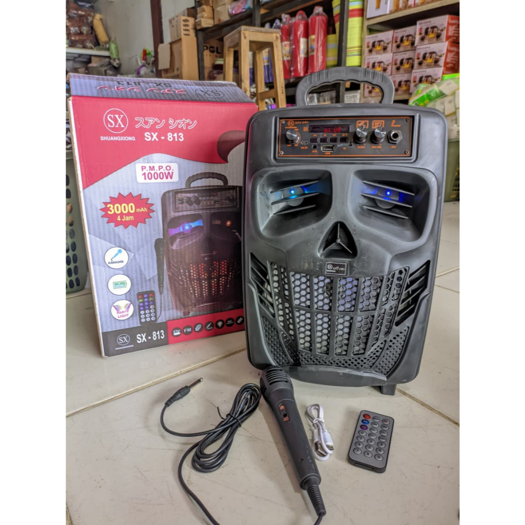 speaker bluetooth SHUANGXIONG, bass super , baterai 3000mAh , desain mudah dibawa kemana mana