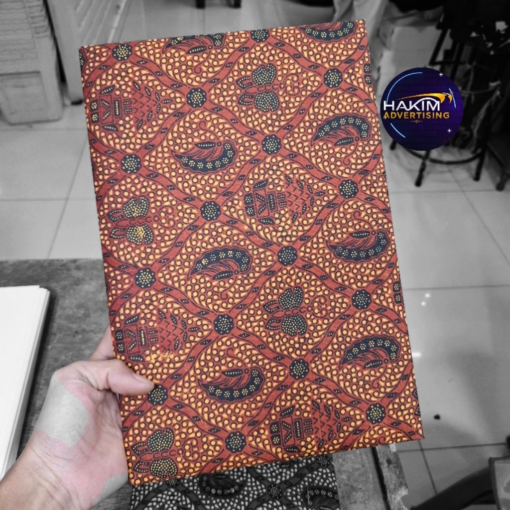 Map batik polos upacara sekolah kantor ukuran ready stock