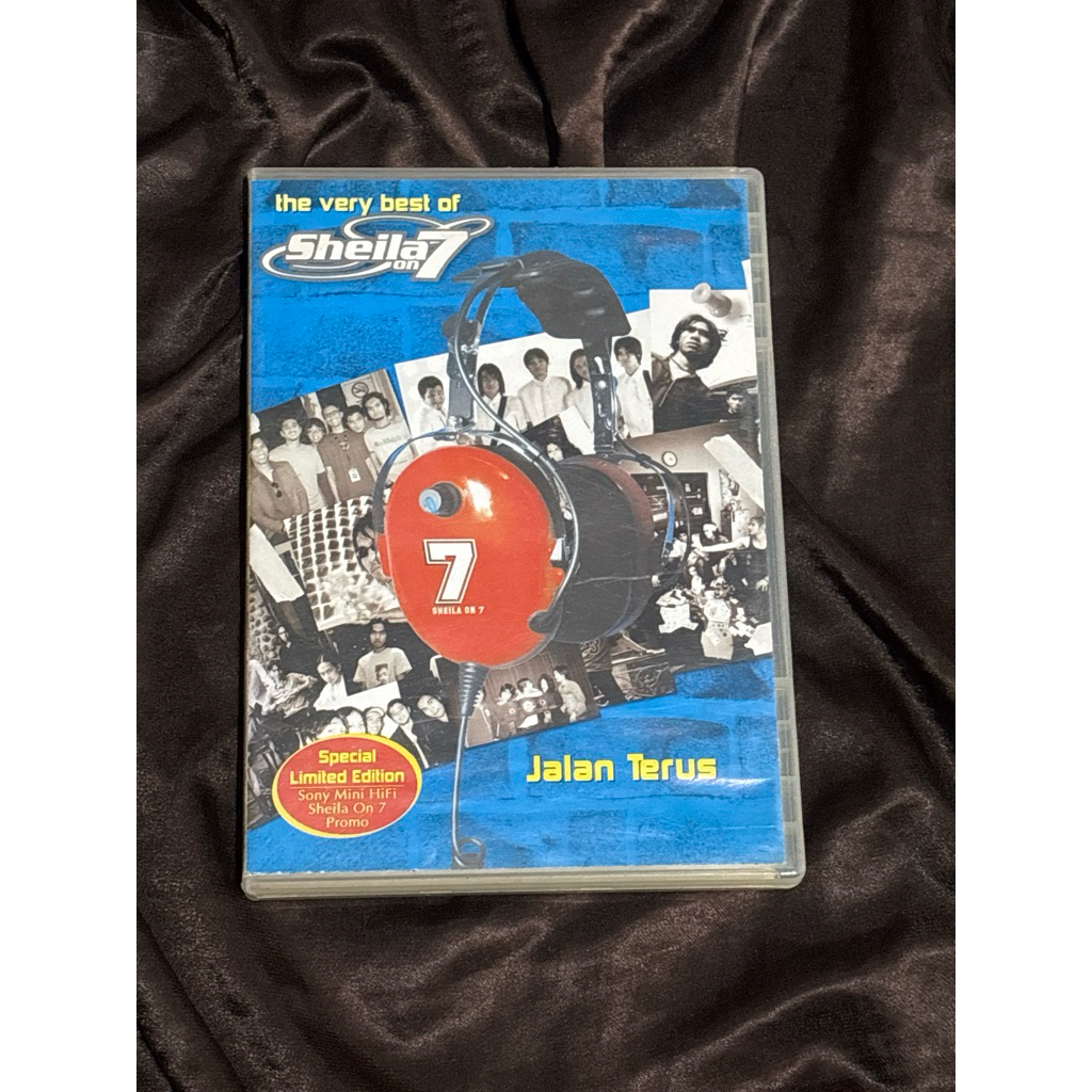 CD ALBUM SHEILA ON 7 JALAN TERUS BONUS DVD ORIGINAL SUPER RARE