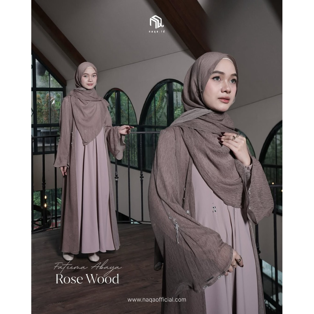 OPEN PO FATEEMA ABAYA BY NAQA.id Original 100% / PEMESANAN HANYA VIA WAWA SAJA DM ADMIN TERLEBIH DAH