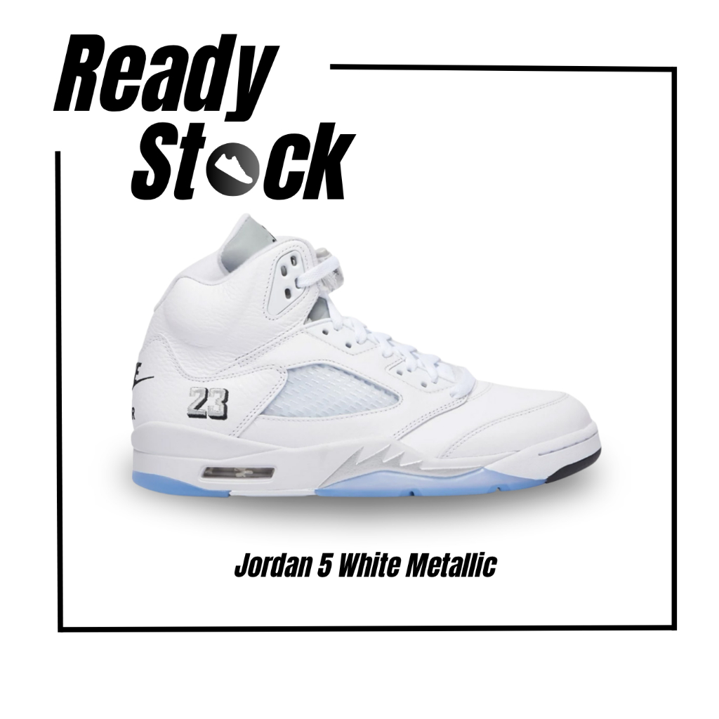 Nike Air Jordan 5 Retro "White Metallic"