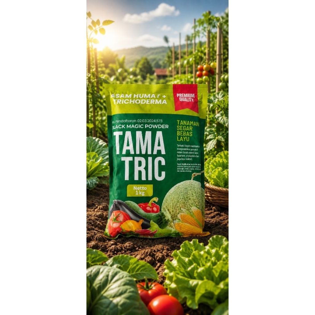 Black Magic Powder Tama tric asam humat + trichoderma