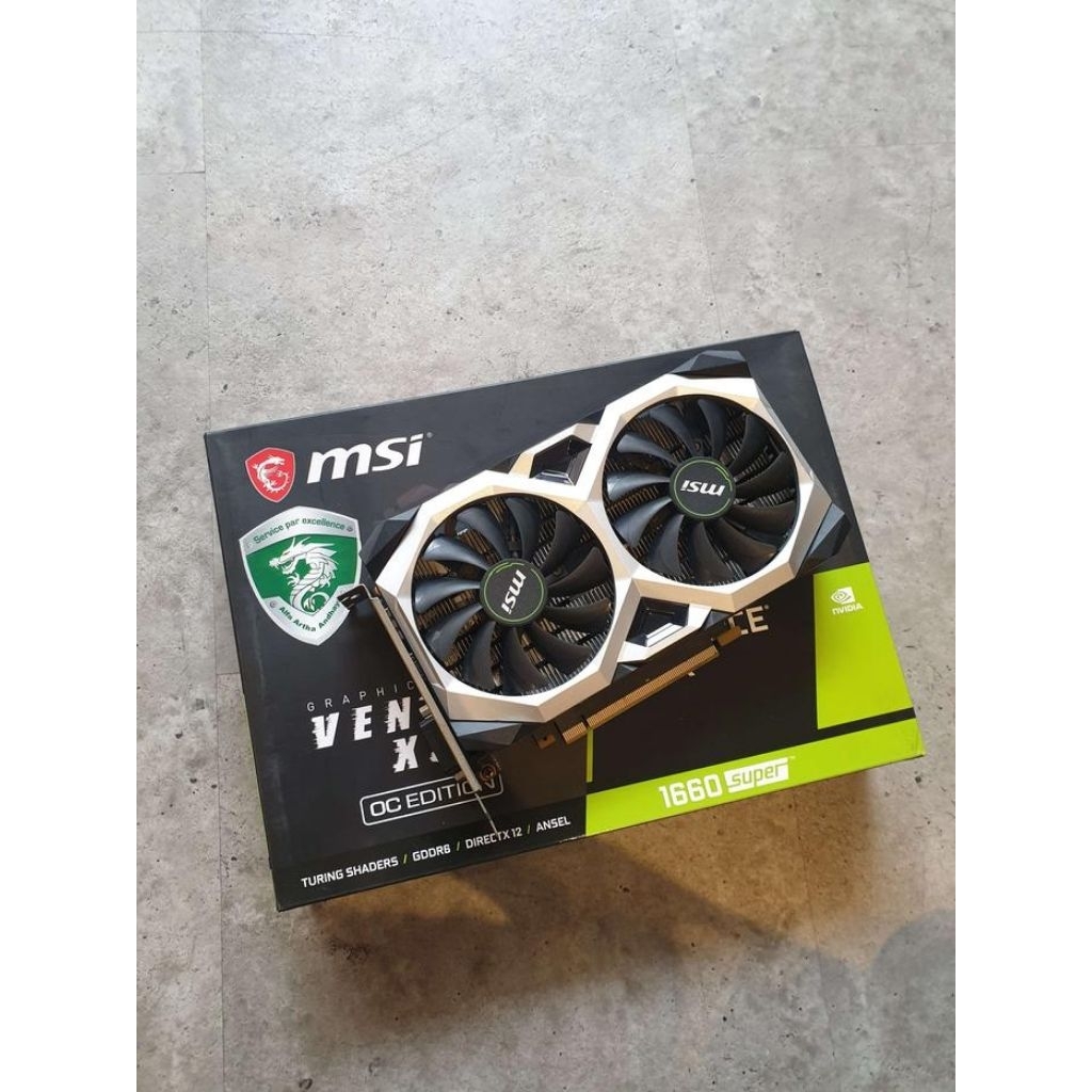 VGA GPU GTX 1660 Super MSI Ventus XS OC Edition 6GB Fullset