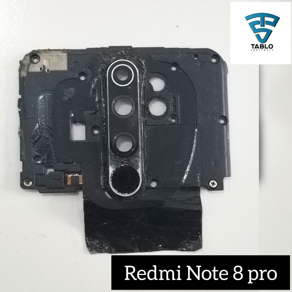 cover mesin kaca kamera sidik jari Redmi Note 8 pro original copotan hp
