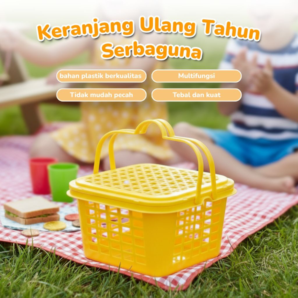 MPW Keranjang Ulang tahun, keranjang Buah hampers serbaguna / Keranjang Buah jeruk / keranjang plast
