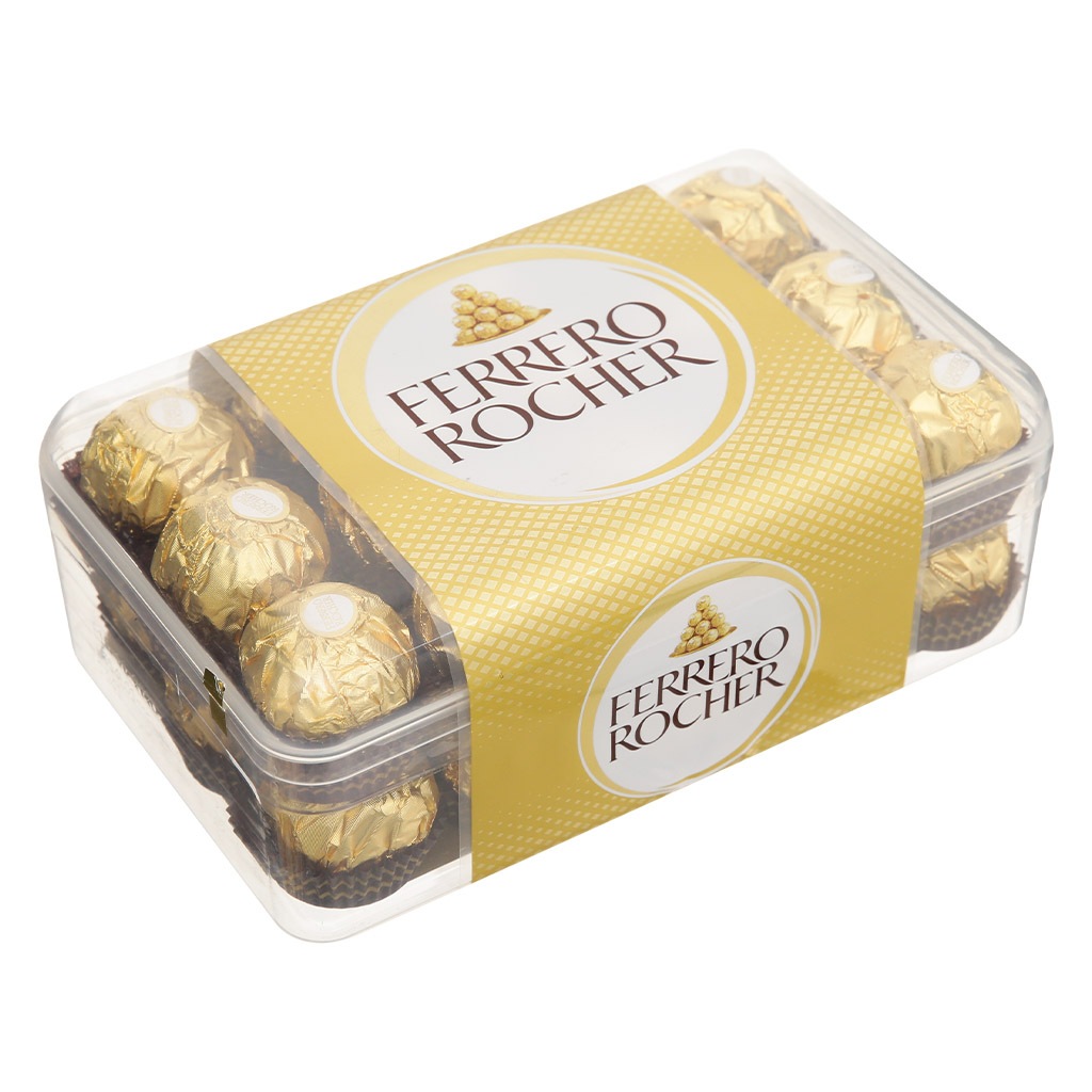 Cokelat Ferrero Rocher Isi 30 pcs - 375g Exp. 18/11/2026 Hadiah Cokelat Premium
