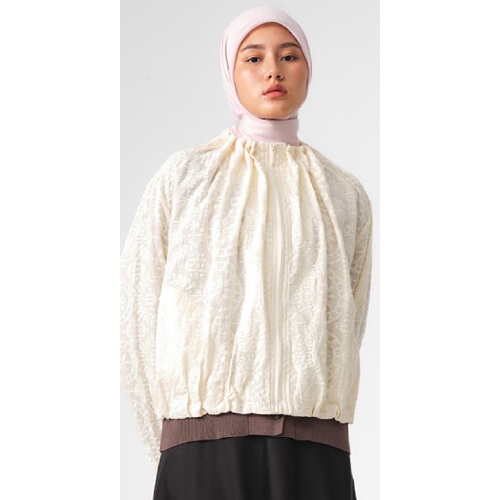 Rhave Embroidery Jacket RM Riamiranda 3Mongkis Ria Miranda Atasan Wanita Jaket