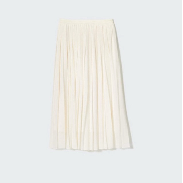 Rok Uniqlo plisket sifon