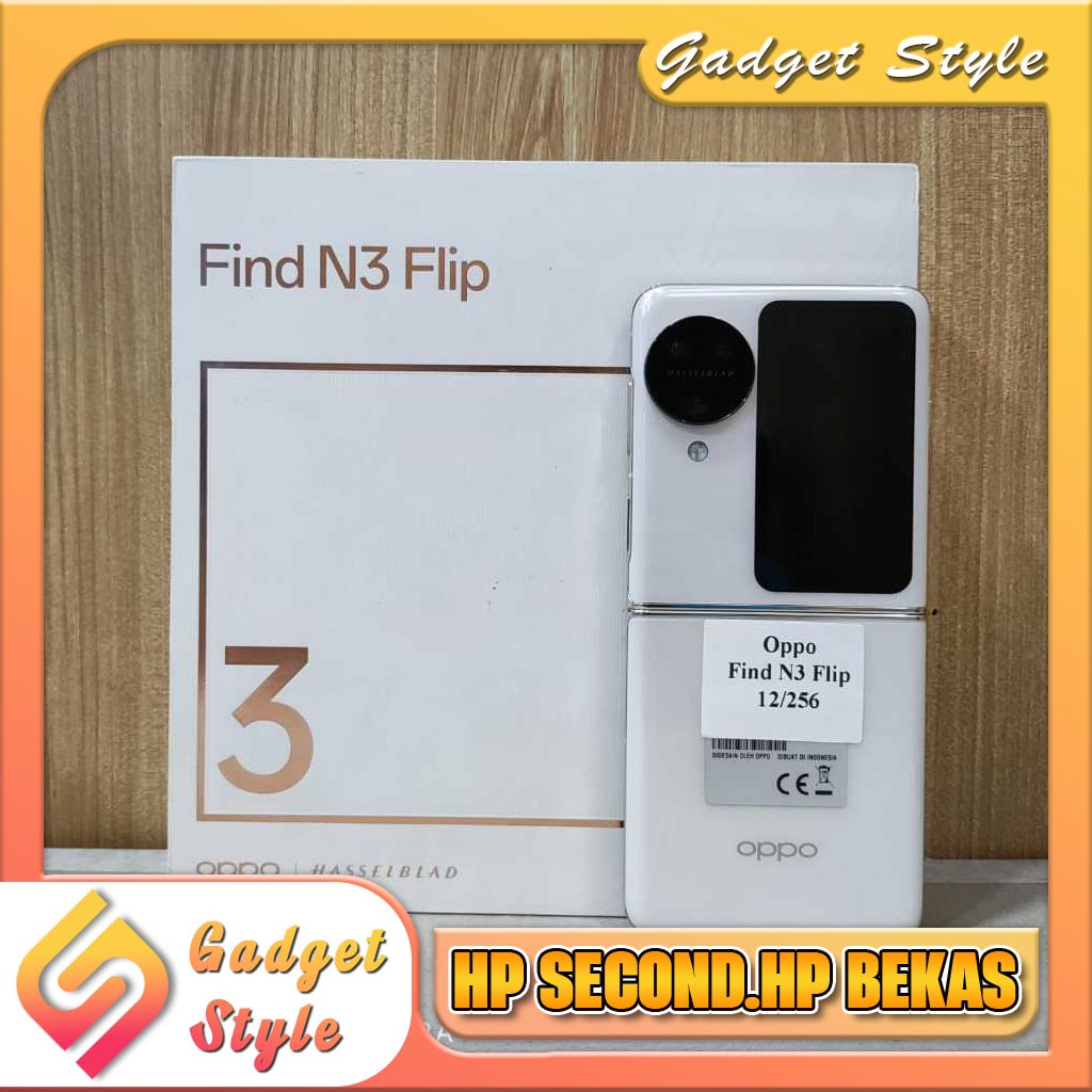 Oppo Find N3 Flip Ram 12 Rom 256GB Second Resmi Gadget Style Store