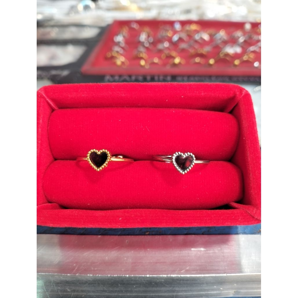 Cincin Love Besi Putih Asli Ternate 0011