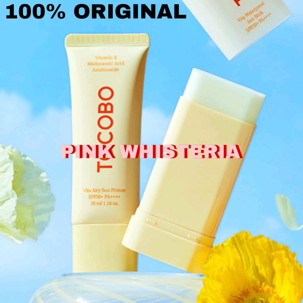 [ORIGINAL] TOCOBO Vita Airy Sun Primer | Waterproof Sun Stick Sunscreen