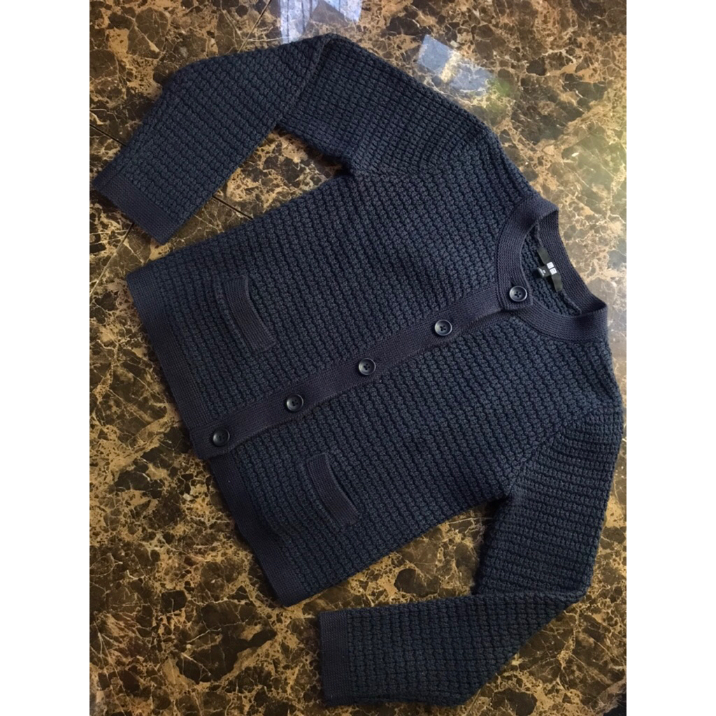 Preloved cardigan tweed (Uniqlo)