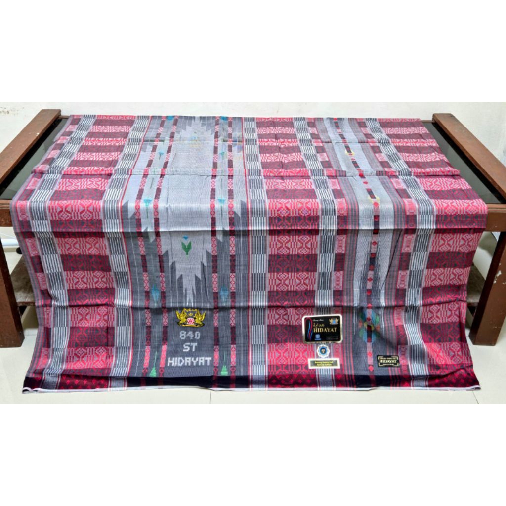 Sarung Tenun Sultan Hidayat ST 840 Sutra Super Premium 100% Original ATBM