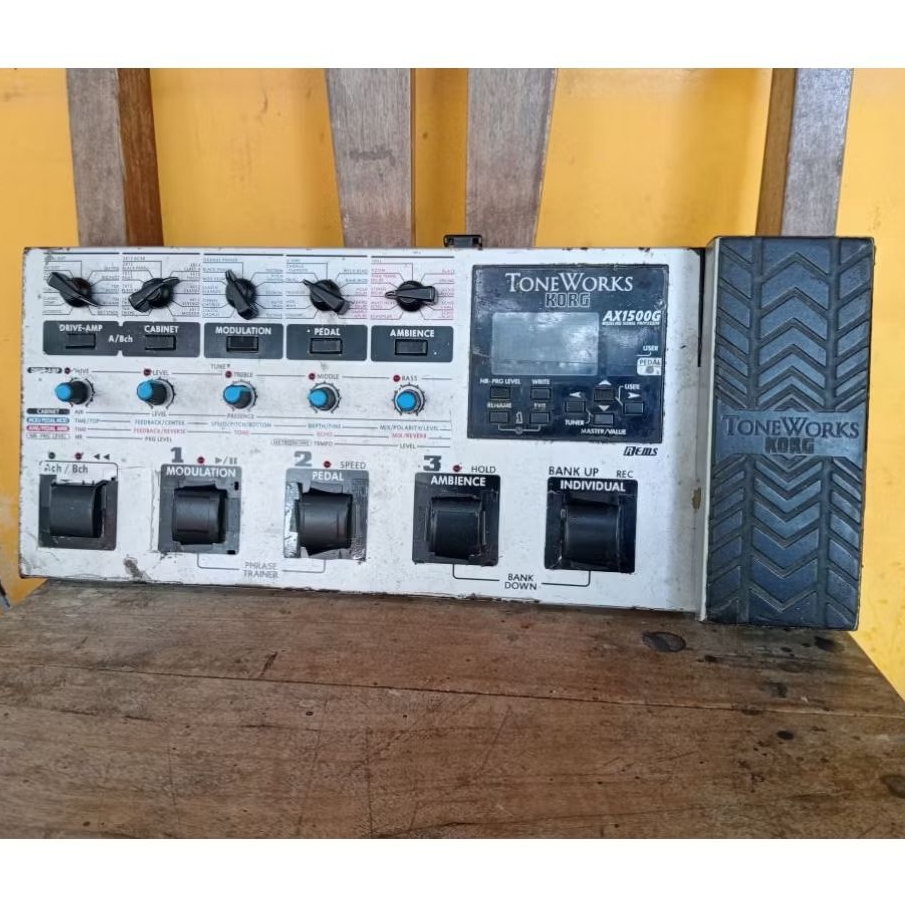 efek gitar korg AX1500g normal presisi ax1500