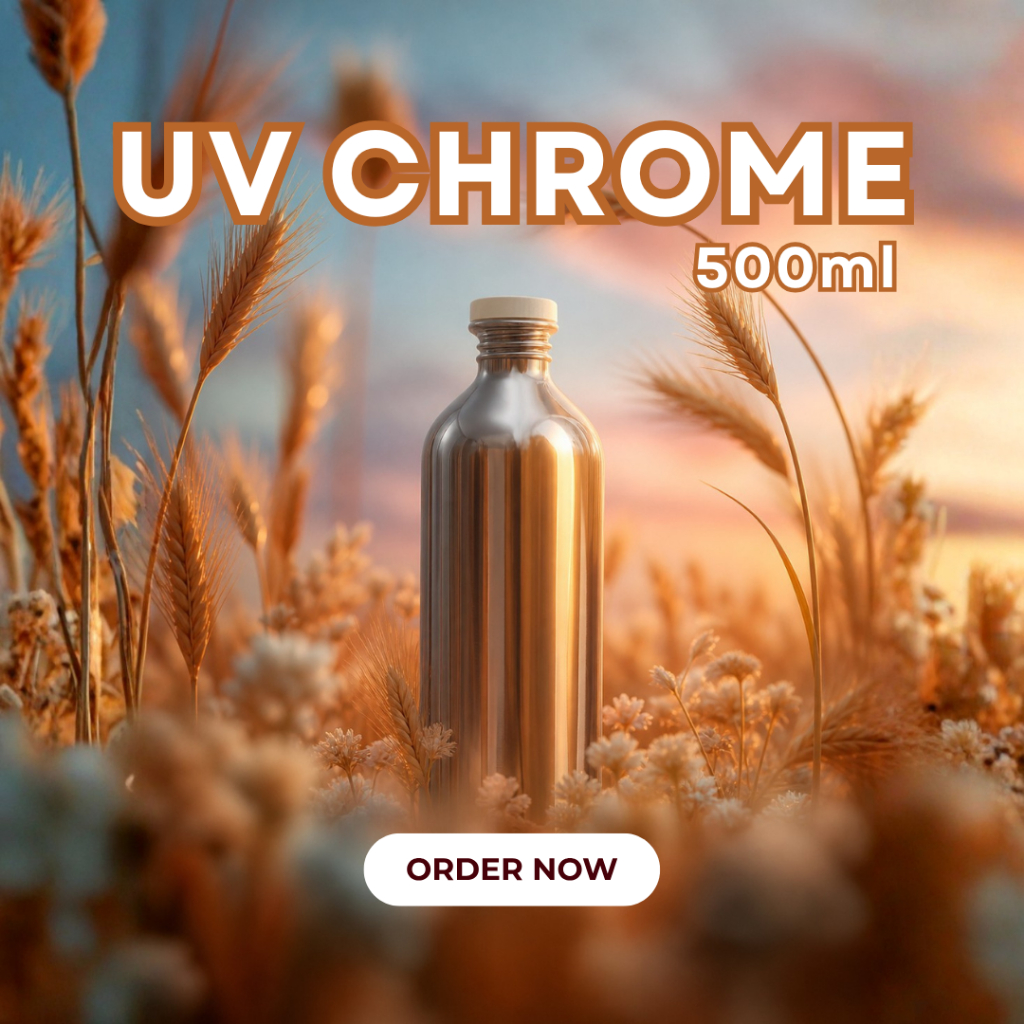BOTOL PARFUM 500ML UV CHROME || KALENG PARFUM