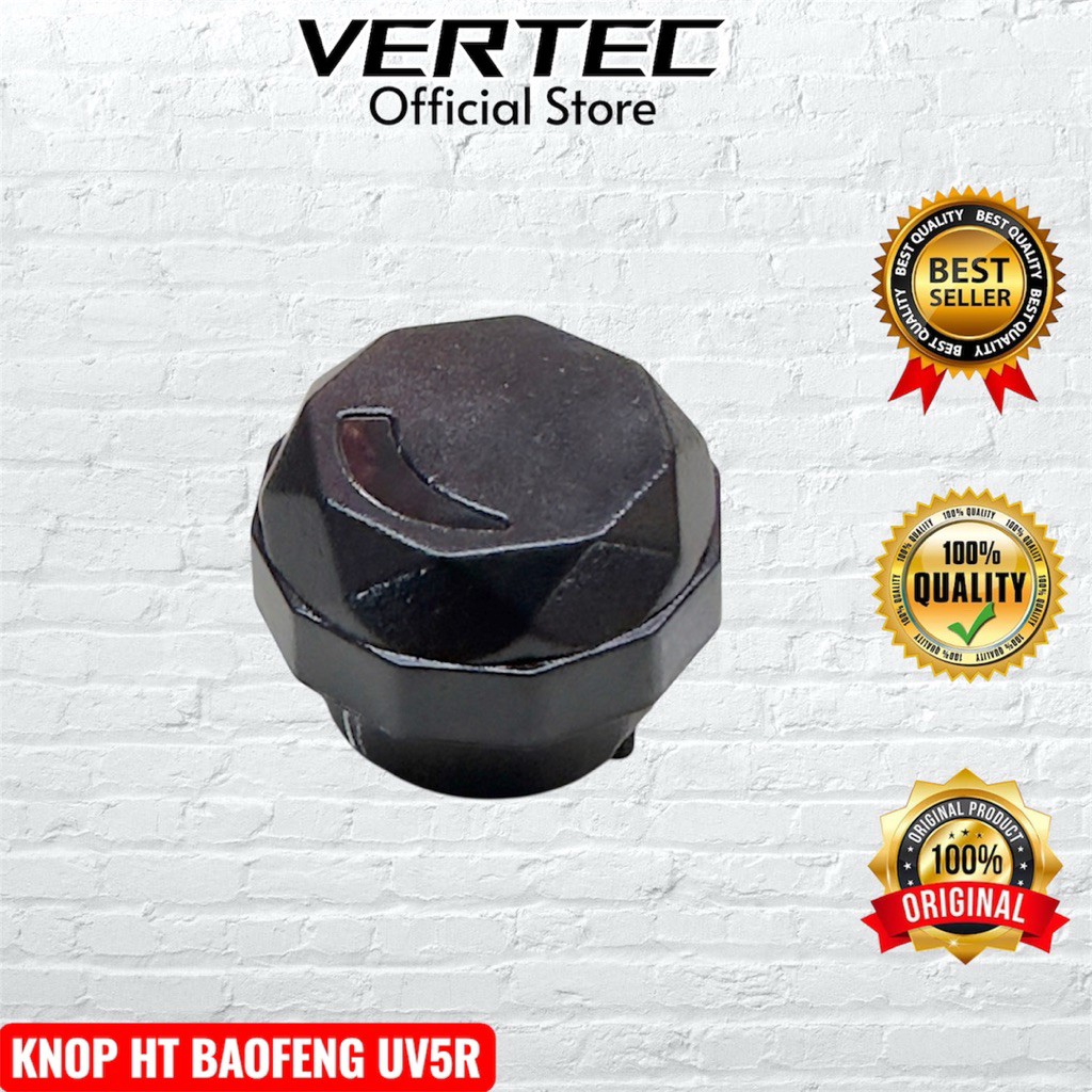 Knop HT Baofeng UV5R UV-5RE 5RA 5R Knob Compatible untuk Weierwei Baofeng Pofung Comteck Taffware Me