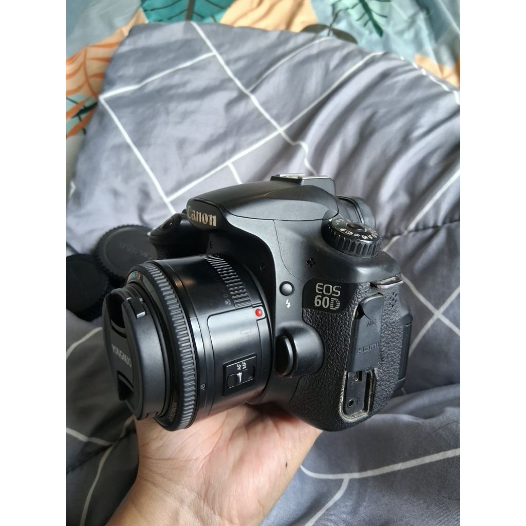 canon 60d lensa fix yn 50mm f1,8