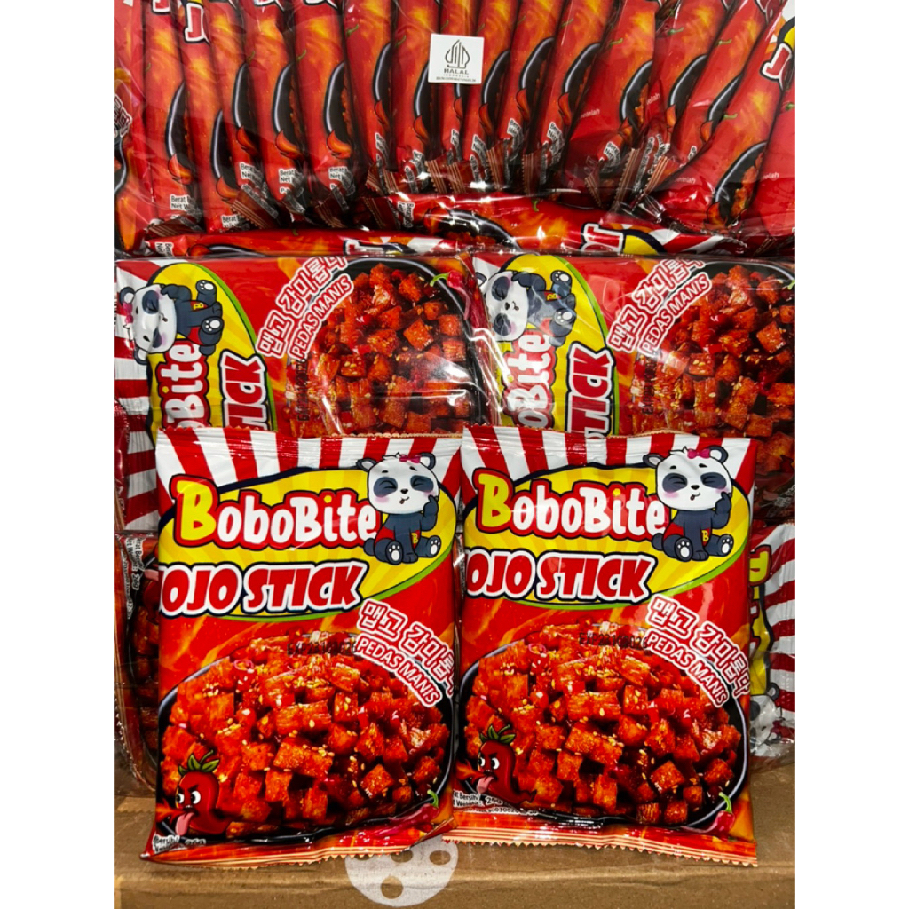 [PAKET HEMAT Isi 10 Bungkus] Bobobite Jojo stick Rasa pedas manis LATIAO BITE Snack best seller HALA