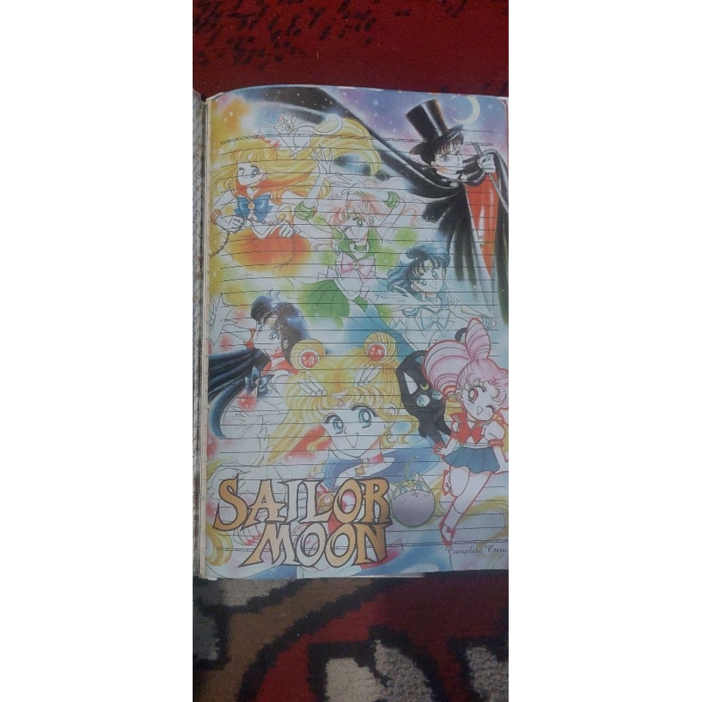 kertas binder jadul sailoormoon