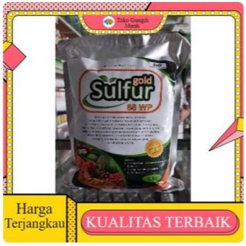 Sulfur gold 88wp 1kg fungisida bahan aktif belerang sulfur pertanian