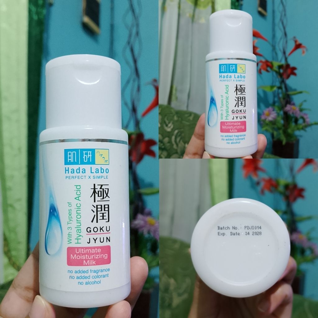 Preloved HadaLab* gokujyun ultimate moist milk 100ml exp 04/2028 original