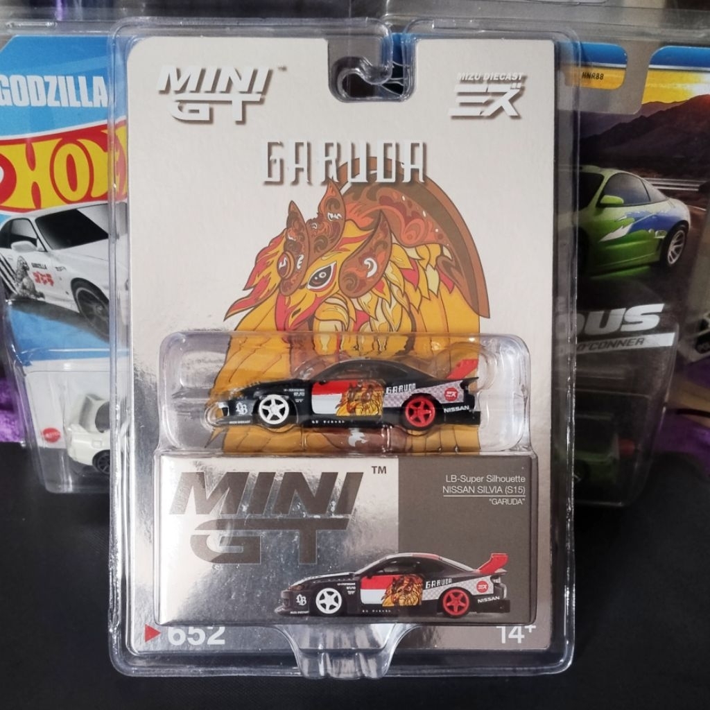 Mini GT LB Super Silhoutte NISSAN SILVIA S15 GARUDA, Mini GT 152 Land Rover Defender 110 Royal Mail 