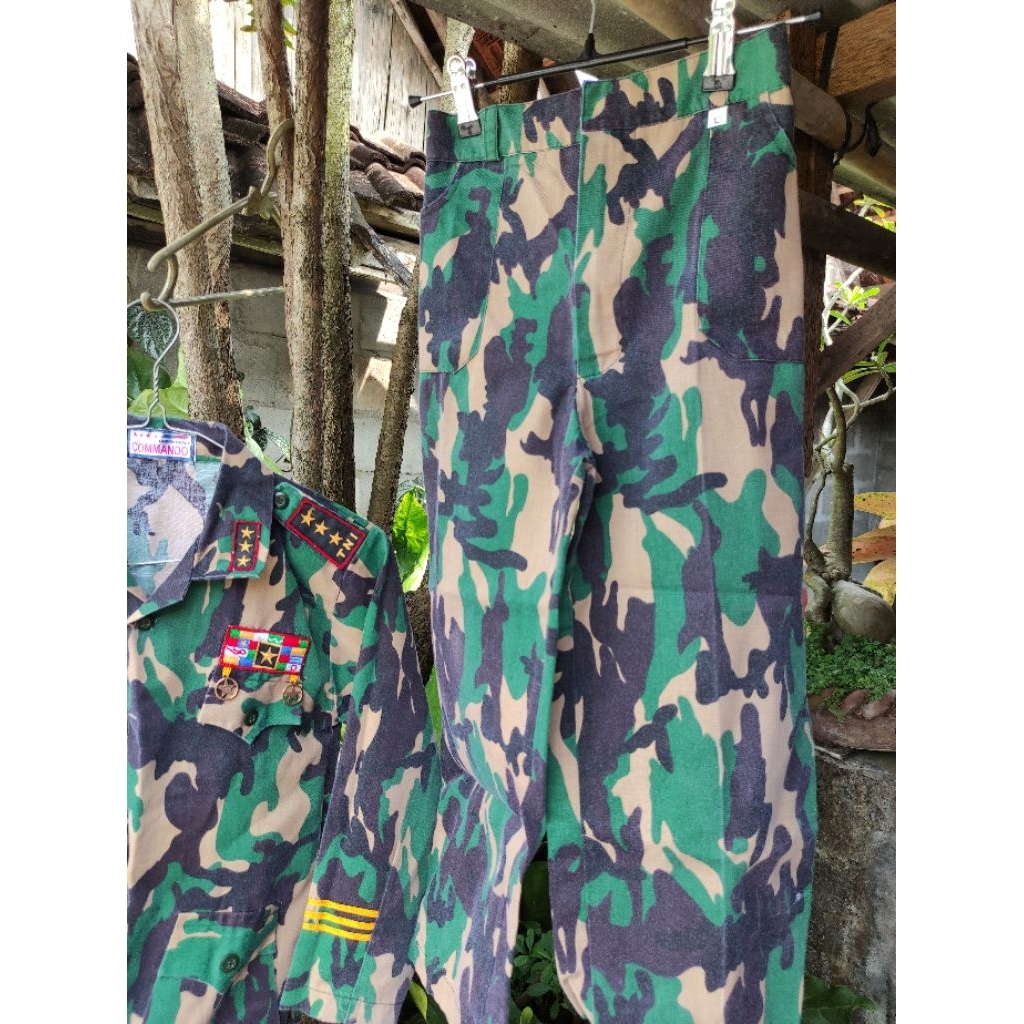 preloved setelan tentara acara 17an anak
