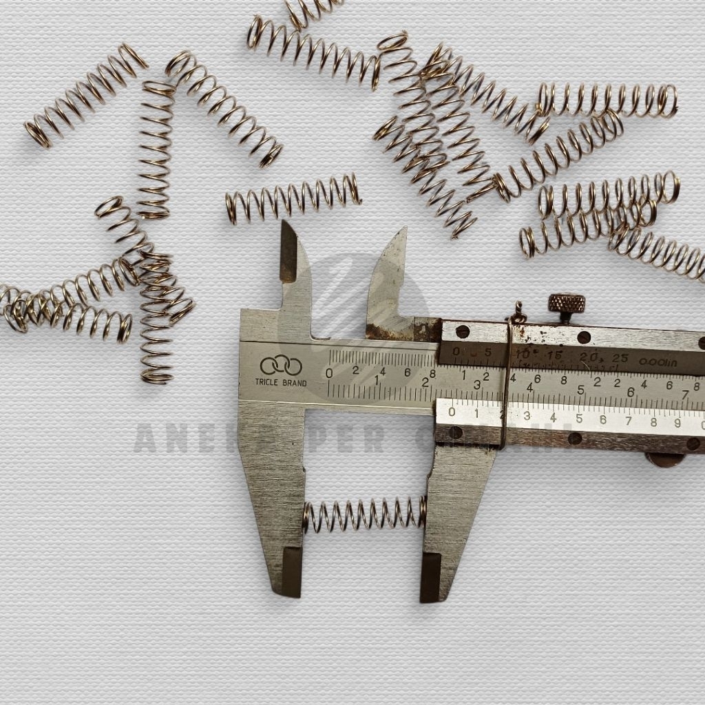 Per Spring Tekan 0,6mm Stainless Panjang 25mm