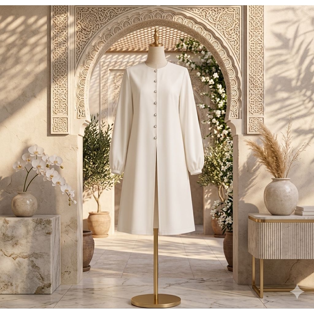 Malika Tunik Wanita/Tunik Maxmara silk Kondangan/Tunik busui friendly Lebaran