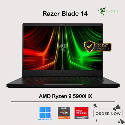 LAPTOP RAZER BLADE 14 / AMD RYZEN 9 5900HX / VGA RX660M 8GB