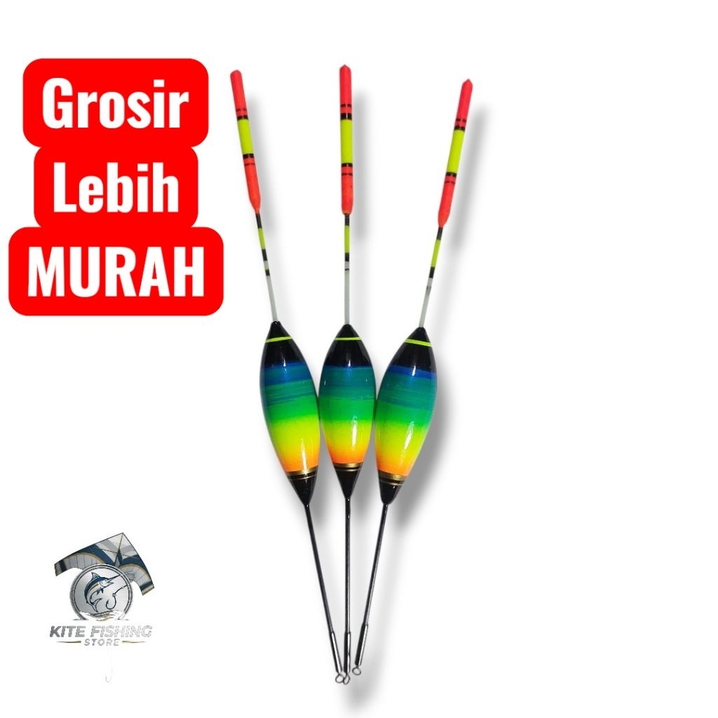 Pelampung Pancing Anti Badai Stik Fiber Sensitif 16cm Bentuk Oval Kualitas TERBAIK‼️