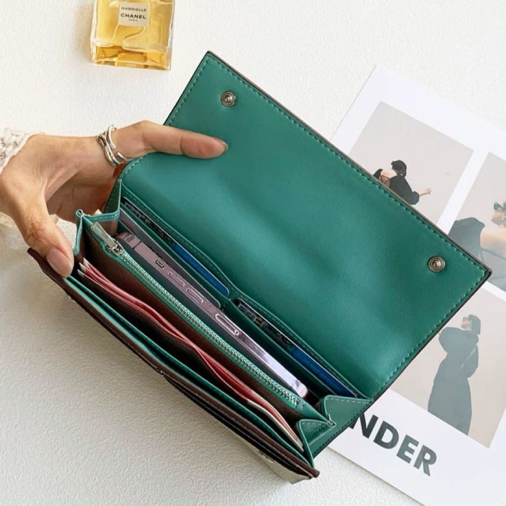 Dompet Panjang Kukit Asli Long Wallet Premium