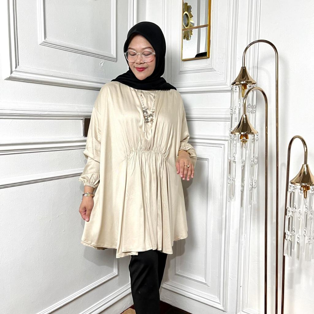 Teh Diana Fashion - Syifa Blouse Premium Rayon Twill | Atasan Wanita Batwing
