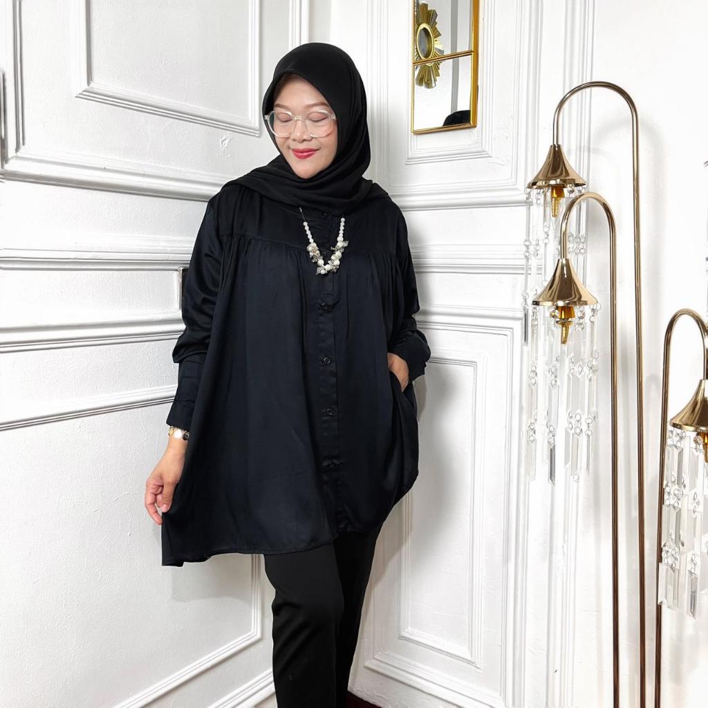Teh Diana Fashion - Atasan Wanita Jumbo LD 130 Davina Premium Rayon Twill