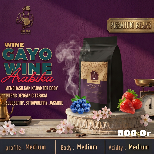 Biji Kopi Arabika Gayo Wine Arabika Coffee 500 gr