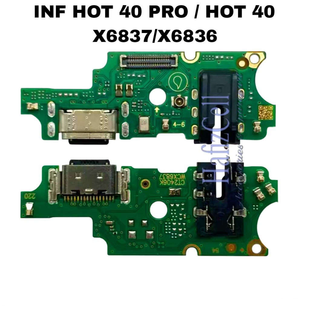 PCB CAS / CONECTOR CAS / PAPAN CAS ORI HP INFINIX HOT 40 PRO / HOT 40 / TECHNO SPARK 20 (X6837/X6838
