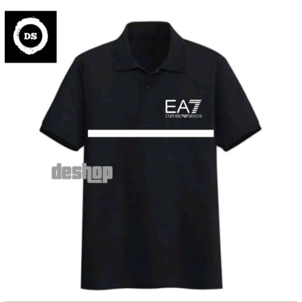 Tshirt - Polo Shirt - Kaos Polo - Kaos Kerah - Baju Kerah - EA7 Armani