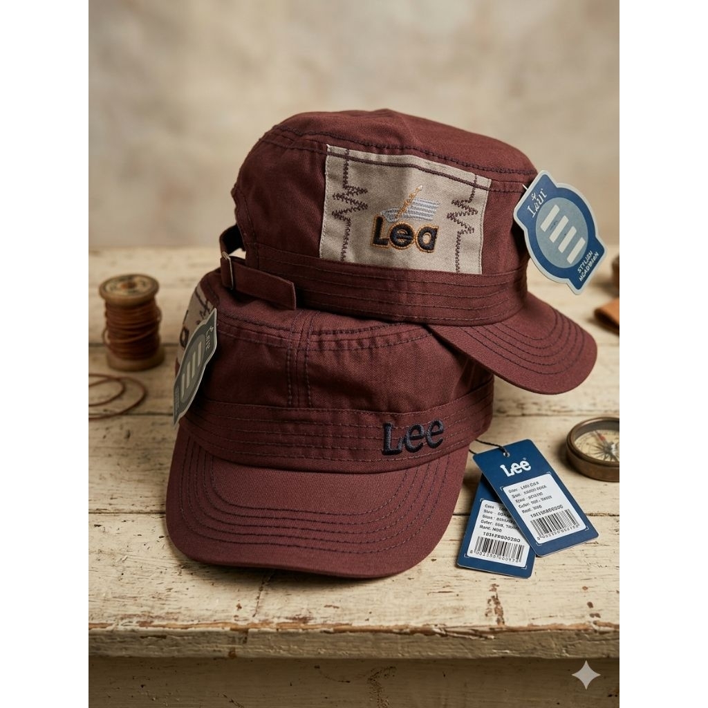 Topi Komando Bordir Gaya Militer Korea - Military Cap Pria Casual Vintage Premium Quality
