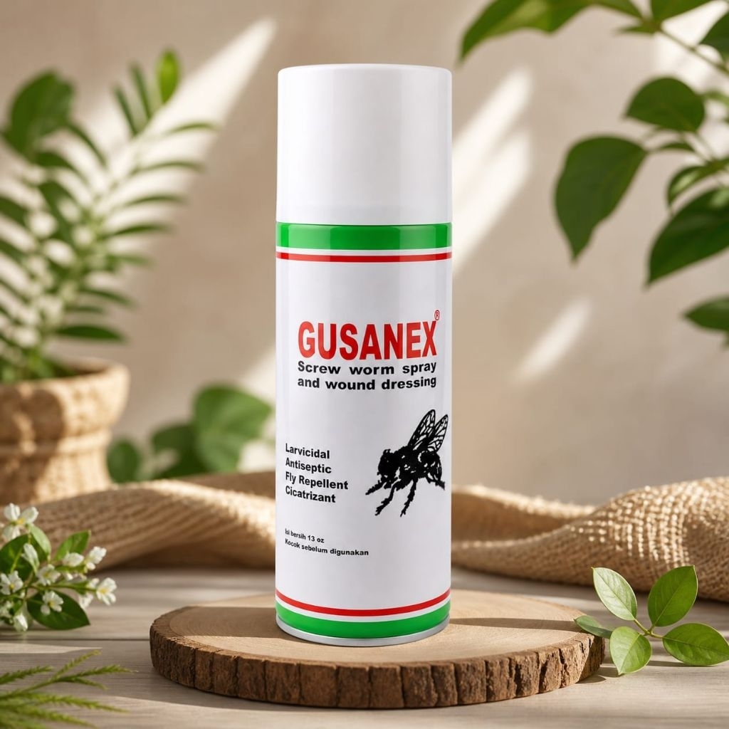 gusanex spray obat semprot untuk luka pmk pada hewan