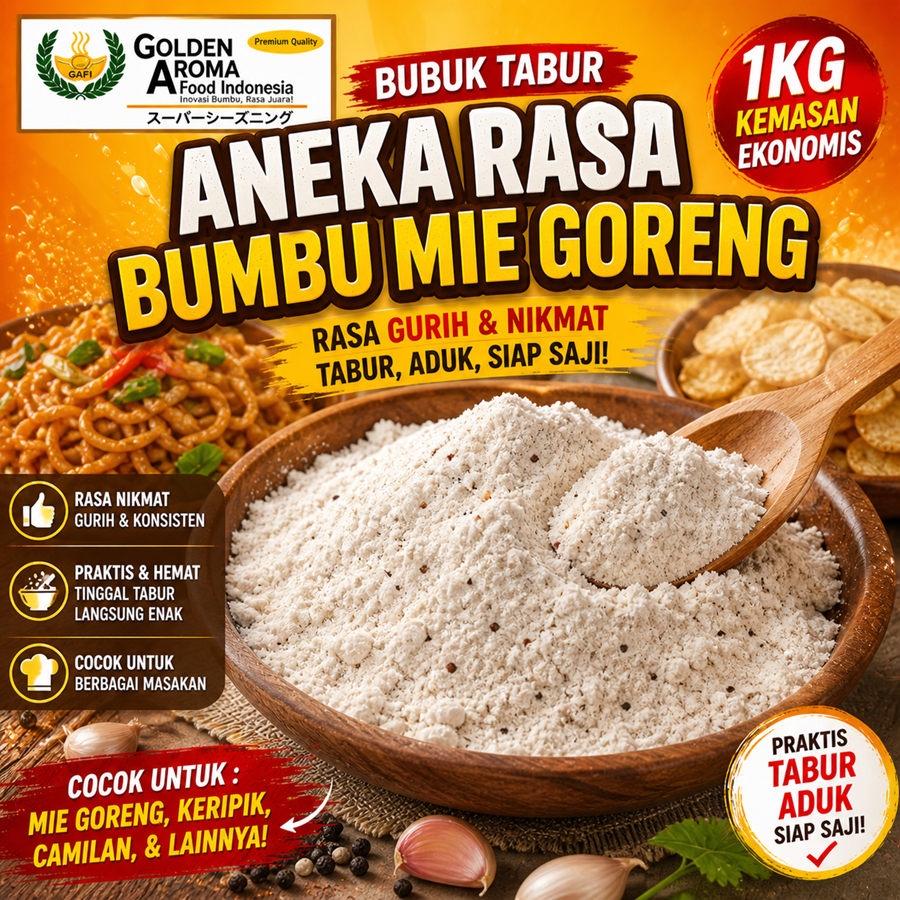 Aneka Rasa Bumbu Mie Goreng 1Kg Bubuk Tabur Kiloan Kebutuhan Memasak Perlengkapan Masak Makanan Sura